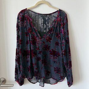 *NWOT* Rag & Bone - Yuni Burnout Blouse - Perfect Condition, Size: XS